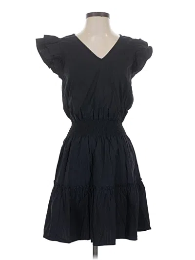 Pre-owned Vineyard Vines Performance Casual Dress In Black