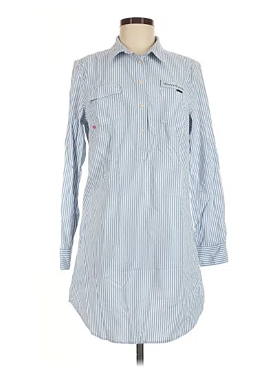 Pre-owned Vineyard Vines Performance Casual Dress In Blue