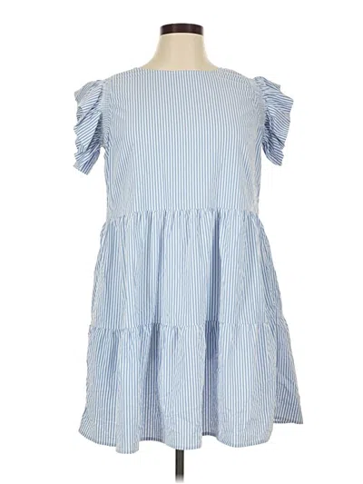Pre-owned Vineyard Vines Performance Casual Dress In Blue