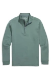 Vineyard Vines Performance Club Quarter-zip Pullover In Blue