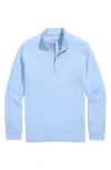 Vineyard Vines Performance Club Quarter-zip Pullover In Blue