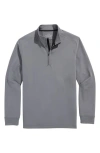 Vineyard Vines Performance Club Quarter-zip Pullover In Gray