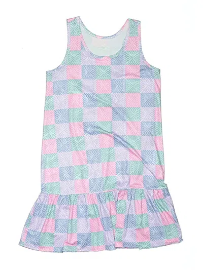 Pre-owned Vineyard Vines Performance Kids' Dress In Pink