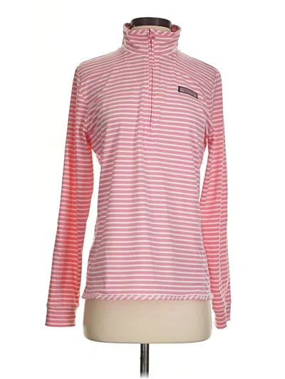 Pre-owned Vineyard Vines Performance Fleece Jacket In Pink