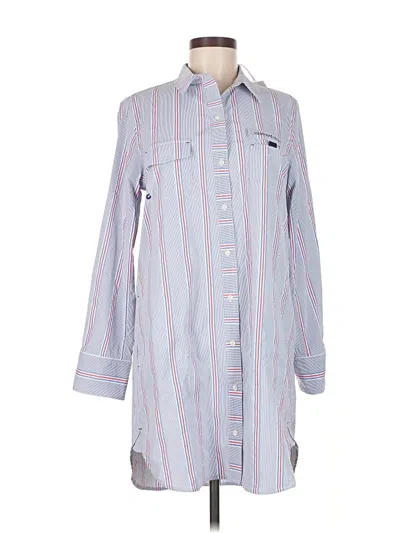 Pre-owned Vineyard Vines Performance Long Sleeve Button Down Shirt In Blue
