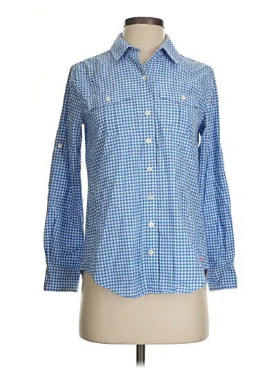 Pre-owned Vineyard Vines Performance Long Sleeve Button Down Shirt In Blue