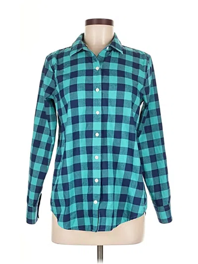 Pre-owned Vineyard Vines Performance Long Sleeve Button Down Shirt In Teal