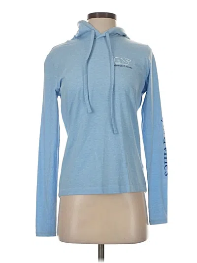 Pre-owned Vineyard Vines Performance Long Sleeve Polo Shirt In Blue