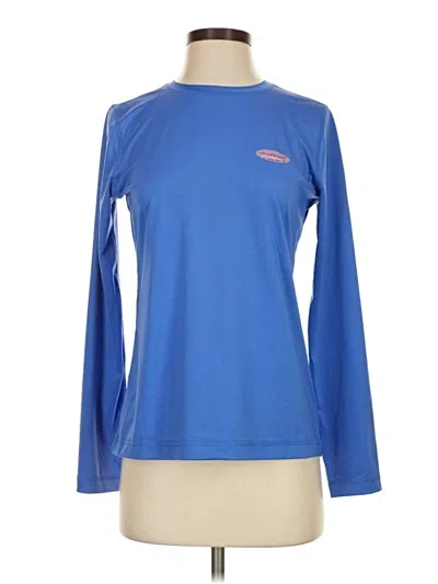 Pre-owned Vineyard Vines Performance Long Sleeve T-shirt In Blue