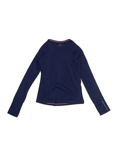 Pre-owned Vineyard Vines Performance Kids' Long Sleeve T-shirt In Blue