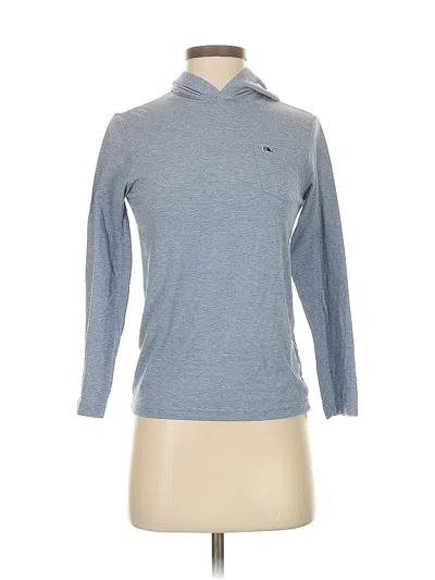 Pre-owned Vineyard Vines Performance Long Sleeve Turtleneck In Blue