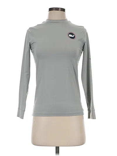 Pre-owned Vineyard Vines Performance Long Sleeve Turtleneck In Gray