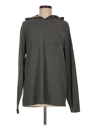 Pre-owned Vineyard Vines Performance Pullover Hoodie In Gray