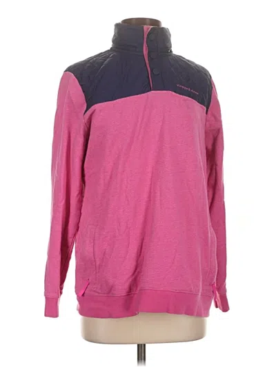 Pre-owned Vineyard Vines Performance Pullover Sweater In Pink