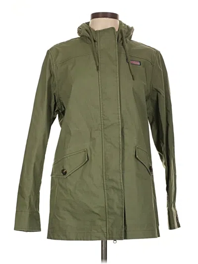 Pre-owned Vineyard Vines Performance Raincoat In Green