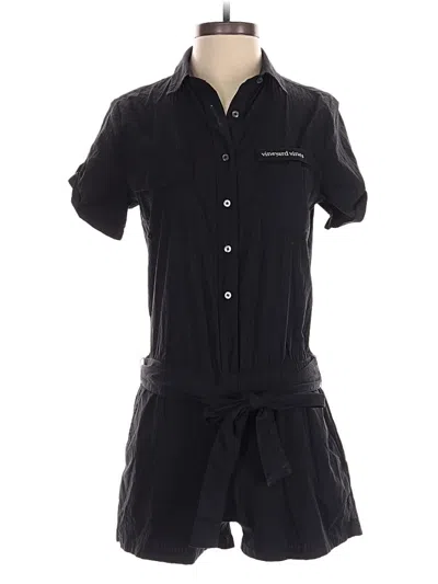 Pre-owned Vineyard Vines Performance Romper In Black