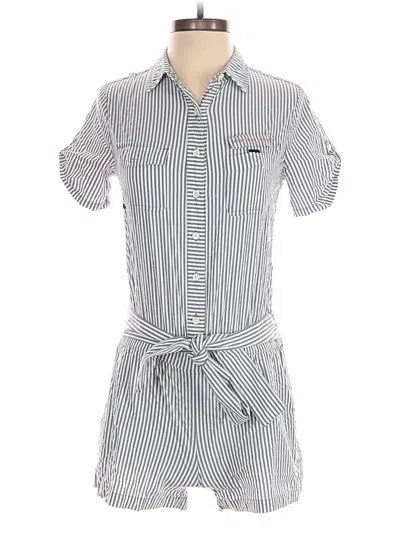 Pre-owned Vineyard Vines Performance Romper In Blue
