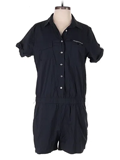 Pre-owned Vineyard Vines Performance Romper In Blue