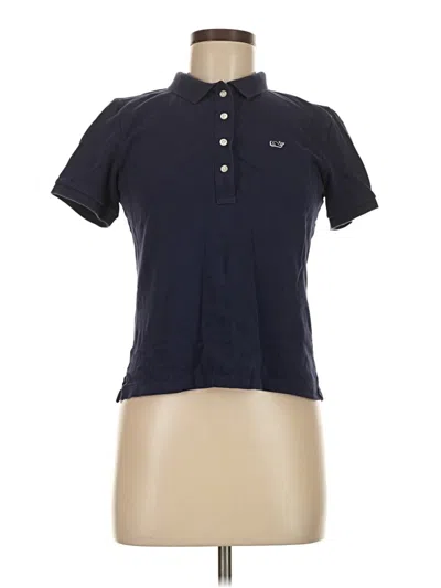 Pre-owned Vineyard Vines Performance Short Sleeve Button Down Shirt In Blue