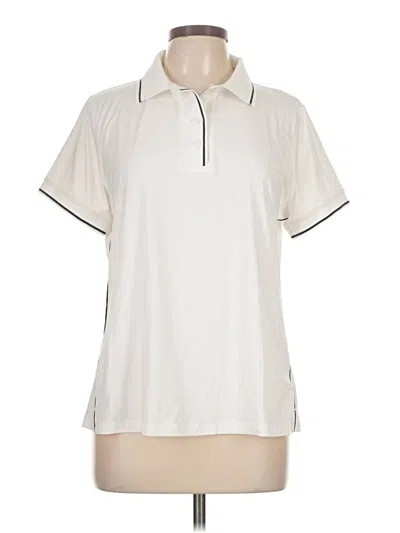 Pre-owned Vineyard Vines Performance Short Sleeve Polo Shirt In White