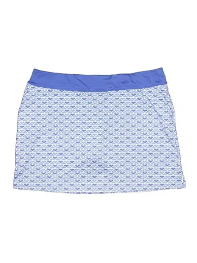 Pre-owned Vineyard Vines Performance Skort In Blue