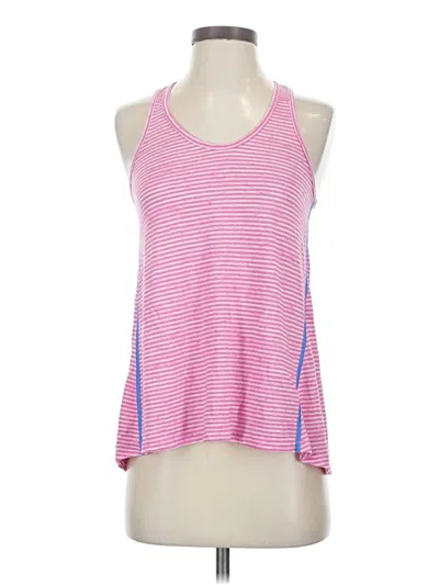 Pre-owned Vineyard Vines Performance Sleeveless Top Pink Halter Neckline Tops
