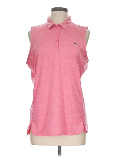 Pre-owned Vineyard Vines Performance Sleeveless T-shirt In Pink