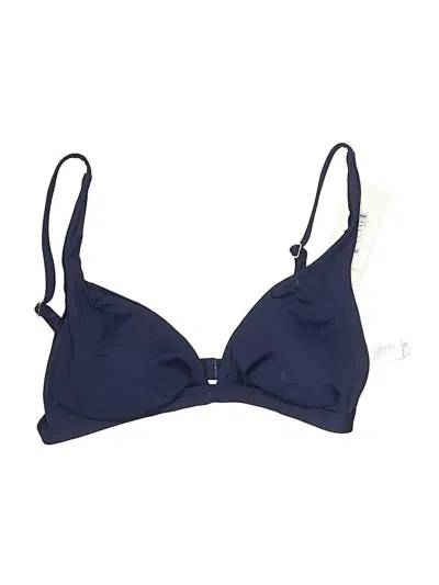 Pre-owned Vineyard Vines Performance Swimsuit Top Blue Swimwear