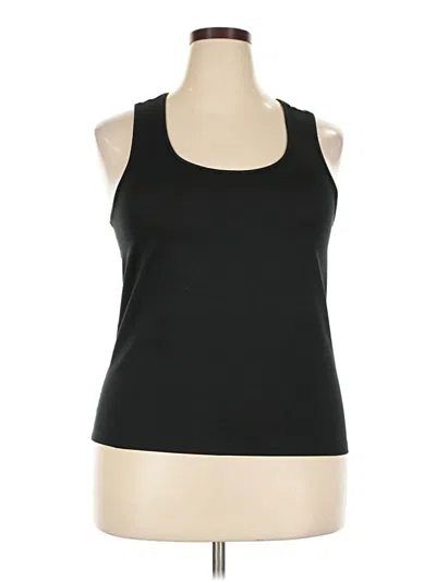 Pre-owned Vineyard Vines Performance Tank Top Black Halter Neckline Tops