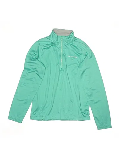 Pre-owned Vineyard Vines Performance Kids' Track Jacket In Teal