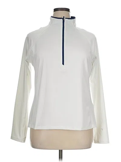 Pre-owned Vineyard Vines Performance Track Jacket In White