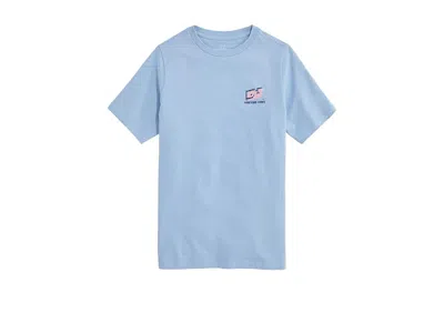 Vineyard Vines Pixel Whale Short Sleeve T-shirts (toddler/little Kid/big Kid) Boy's T Shirt Jake Blue : 3t