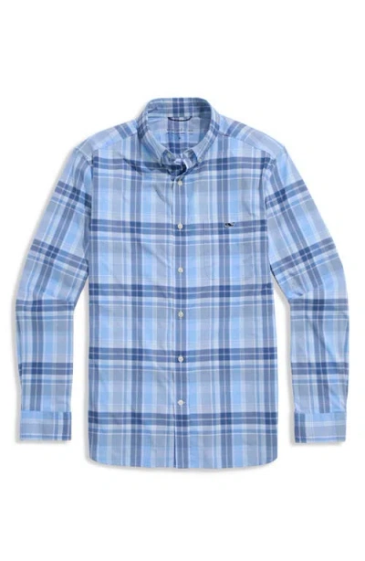 Vineyard Vines Plaid Featherweight Performance Shirt In Multi
