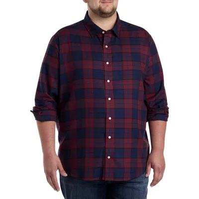 Vineyard Vines Plaid Flannel Sport Shirt In Crimson Plaid
