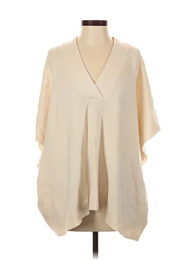Pre-owned Vineyard Vines Poncho In Ivory
