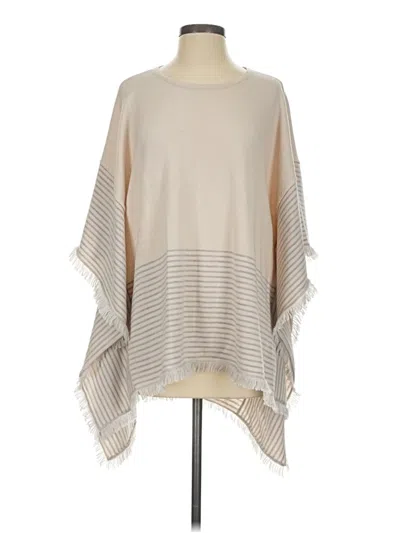 Pre-owned Vineyard Vines Poncho In Tan