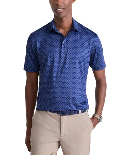 Vineyard Vines Printed Sankaty Polo Shirt In Blue
