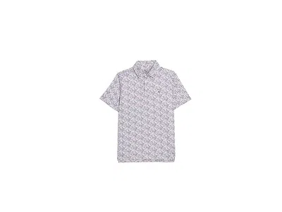 Vineyard Vines Printed Sankaty Polo (toddler/little Kids/big Kids) Boy's Clothing Beach Day/white: 6 Little Kid