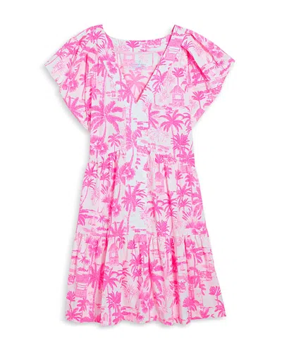 Vineyard Vines Printed Sophie Harbor Dress In Pink