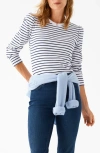 Vineyard Vines Puff Sleeve T-shirt In White