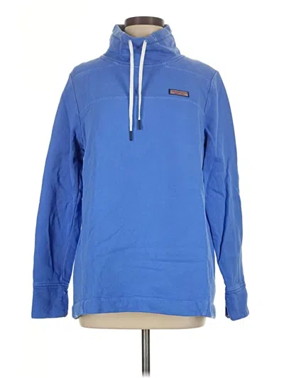 Pre-owned Vineyard Vines Pullover Hoodie In Blue