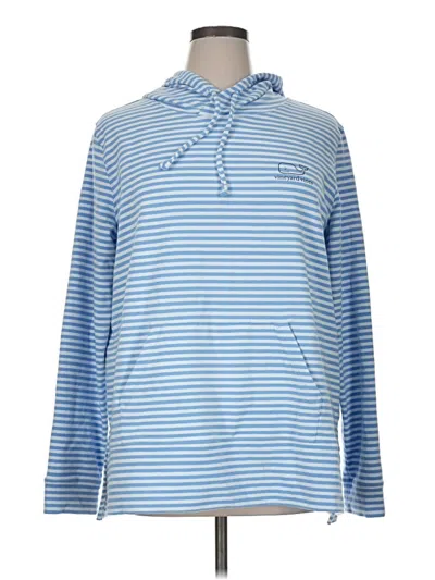 Pre-owned Vineyard Vines Pullover Hoodie In Blue