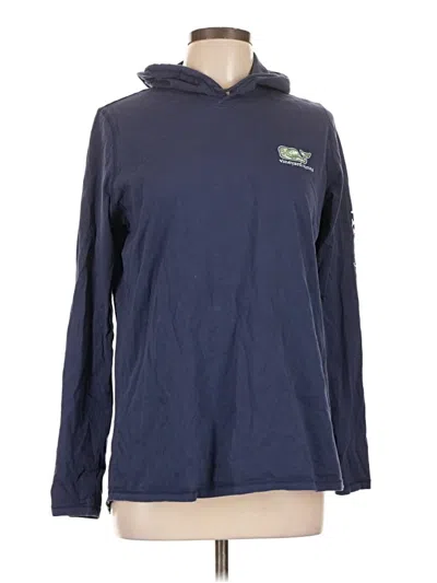 Pre-owned Vineyard Vines Pullover Hoodie In Blue