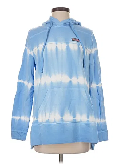 Pre-owned Vineyard Vines Pullover Hoodie In Blue
