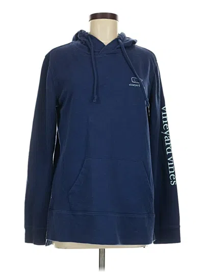Pre-owned Vineyard Vines Pullover Hoodie In Blue