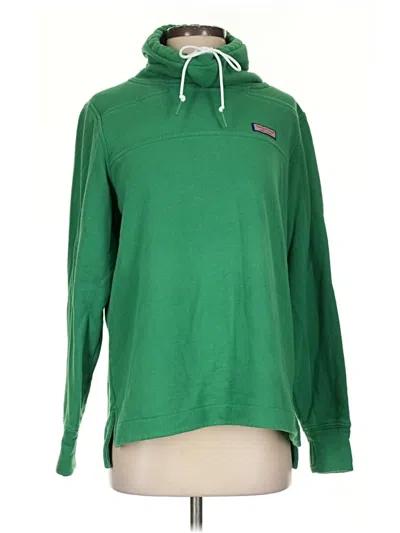 Pre-owned Vineyard Vines Pullover Hoodie In Green