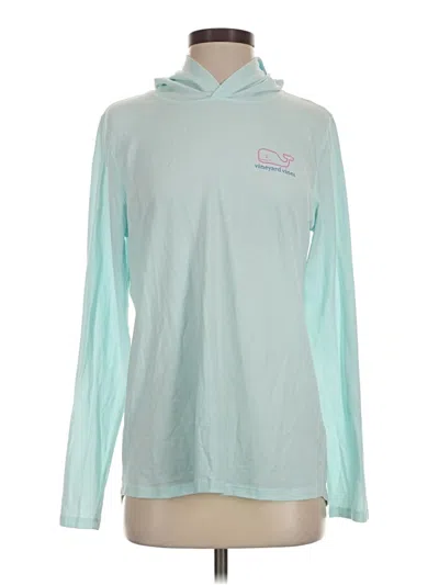 Pre-owned Vineyard Vines Pullover Hoodie In Teal