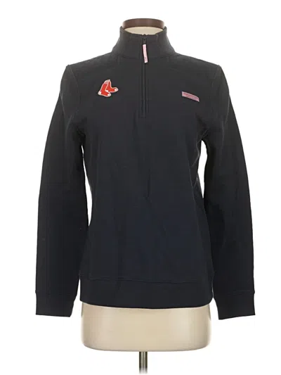 Pre-owned Vineyard Vines Pullover Sweater In Black