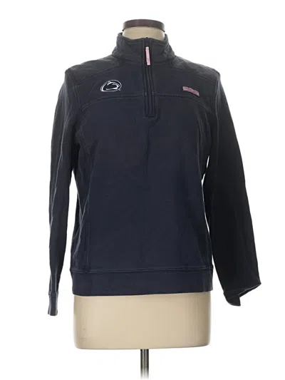 Pre-owned Vineyard Vines Pullover Sweater In Black