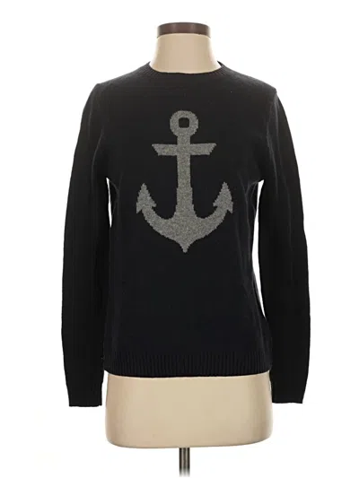 Pre-owned Vineyard Vines Pullover Sweater In Black
